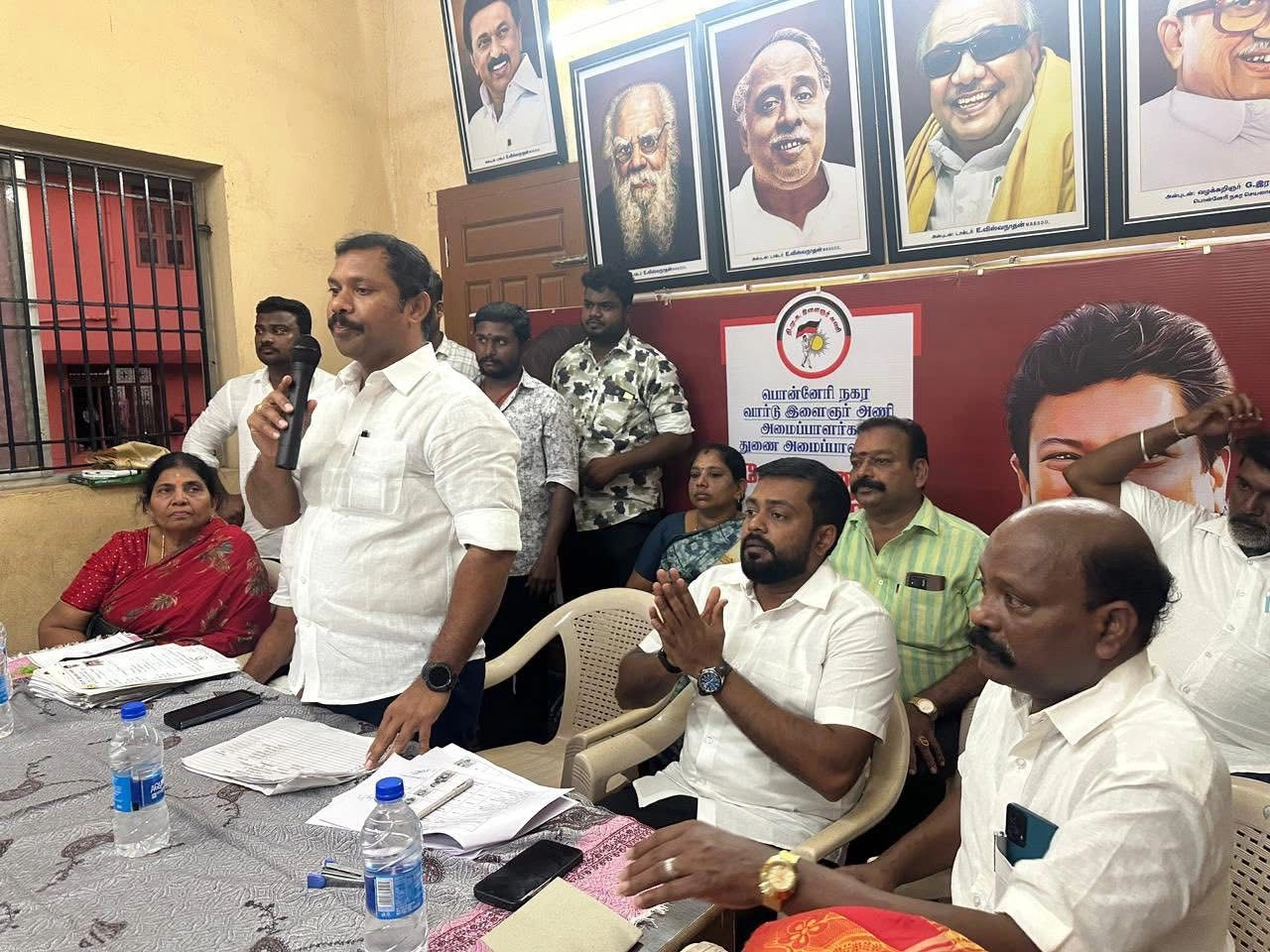 Youth wing leaders mobilized for the zonal conference held in Thiruvannamalai